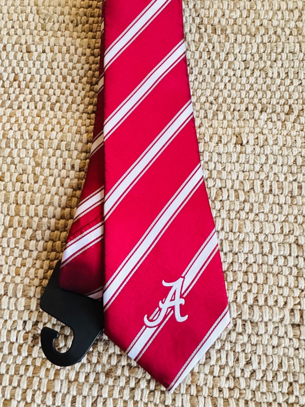 Lot of 2 Alabama Crimson Tide Eagles Wings Men’s Neckties NEW Striped Logo
